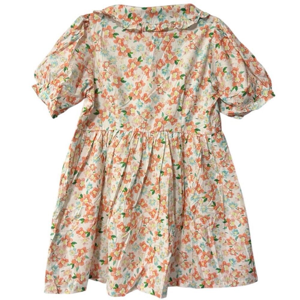 Floral Print Puff Sleeve Tie Front Mini Dress NWT  | Umgee - Picture 9 of 13